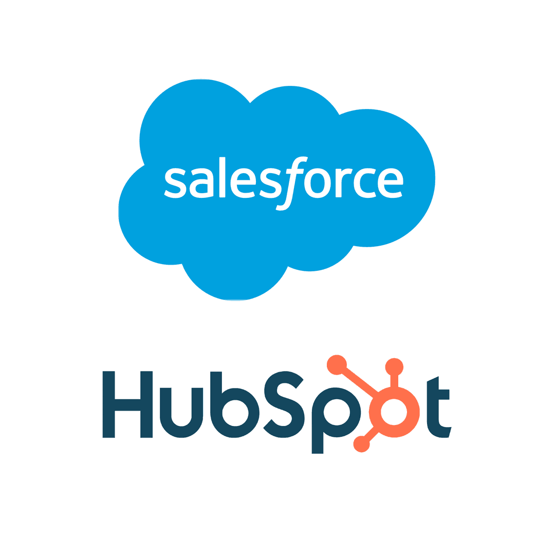 CRM connector with Salesforce and HubSpot.