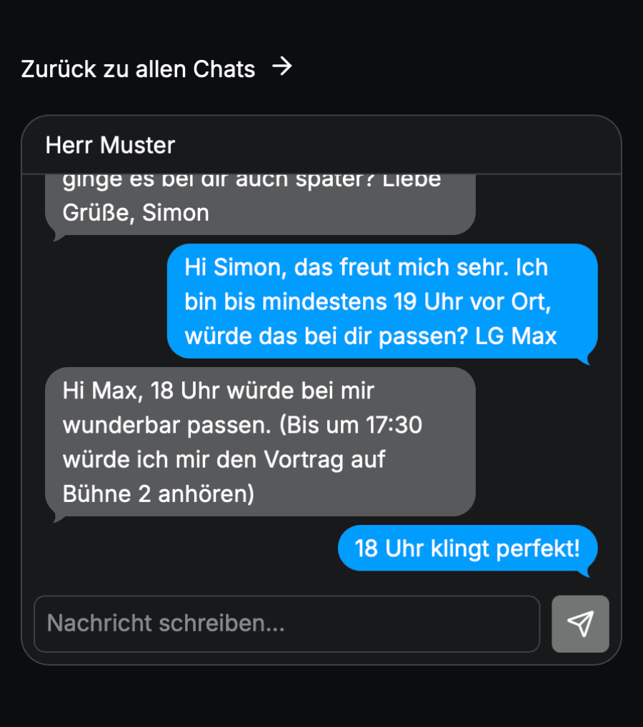 Enable targeted networking for your participants.